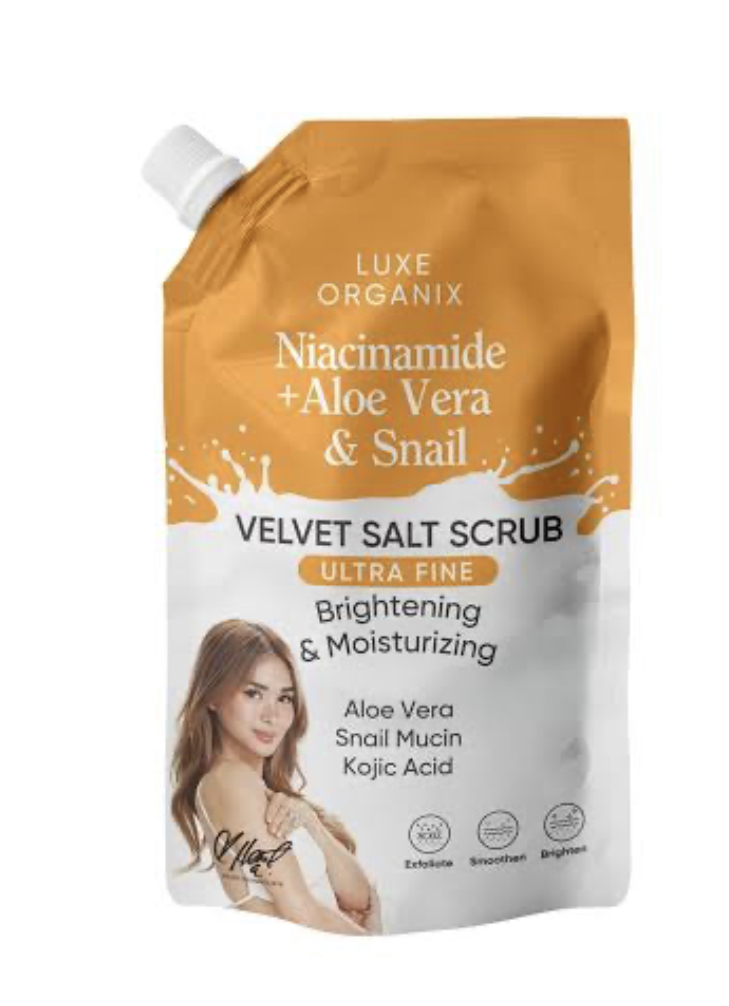 Luxe Organix Velvet Salt Scrub Au