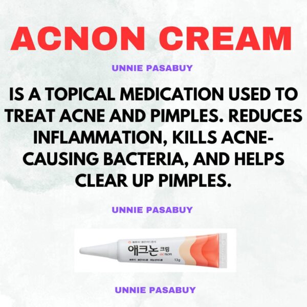 Acnon cream - PURULENT ACNE, RED ACNE TREATMENT CREAM 13g - Image 3