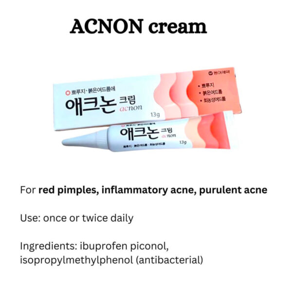 Acnon cream - PURULENT ACNE, RED ACNE TREATMENT CREAM 13g - Image 8